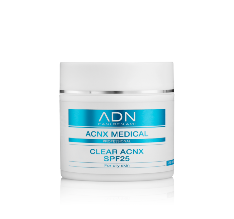 Денний крем для обличчя SPF25 Clear Acnx 25 ADN, 250 мл