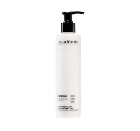 Молочко-м'який пілінг 2 в 1 для очищення обличчя Gentle Peeling Cleanser 2 in1 Academie, 200 мл
