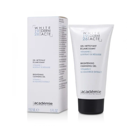 Освітлюючий очищуючий гель для обличчя White Derm Acte Brightening Cleansing Gel Academie, 150 мл