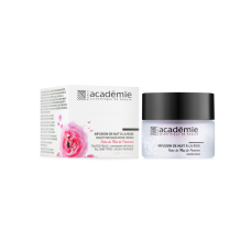 Нічний крем для обличчя 'Рожева інфузія' Aromatherapie Night Infusion Rose Cream Academie, 30 мл