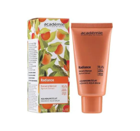 Абрикосовий аквабальзам 'Сяйво шкіри' для обличчя Radiance Aqua Balm Academie, 50 мл