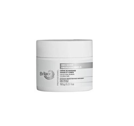 Масажний крем для обличчя та тіла Massage Cream For Body & Face Brilace, 150 г
