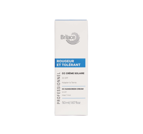 СС крем сонцезахисний з тоном CC Creme Solaire 30 SPF Brilace, 50 мл
