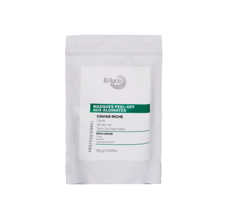 Живильна альгінатна маска з екстрактом чорної ікри Rich Caviar Algin Peel-Off Mask Brilace, 150 г