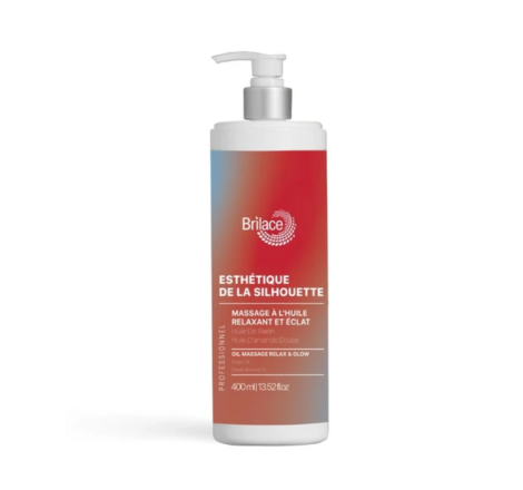 Олія для масажу Oil Massage Relax & Glow Brilace, 400 мл