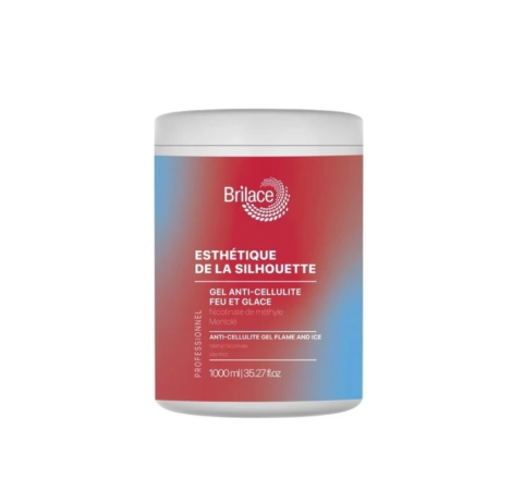 Антицелюлітний гель полум'я та лід Anti-Cellulite Gel Flame And Ice Brilace, 1000 мл