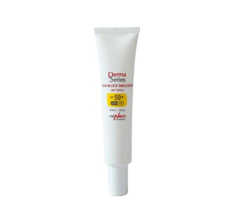 Сонцезахисна емульсія для обличчя Sun-Block Emulsion Spf 50 Derma Series, 40 мл