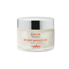 Сріблястий масажний гель для обличчя Silvery Massage Gel Derma Series, 50 мл