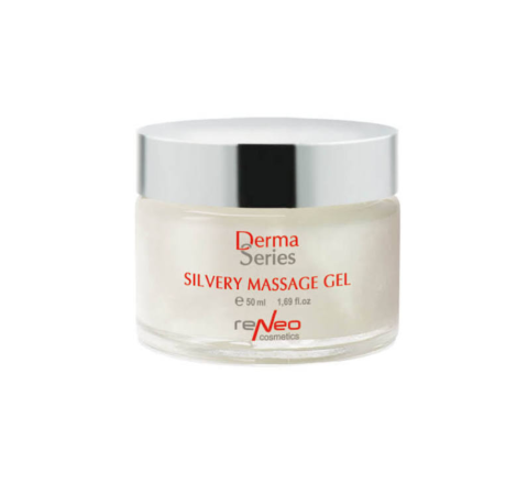 Сріблястий масажний гель для обличчя Silvery Massage Gel Derma Series, 50 мл