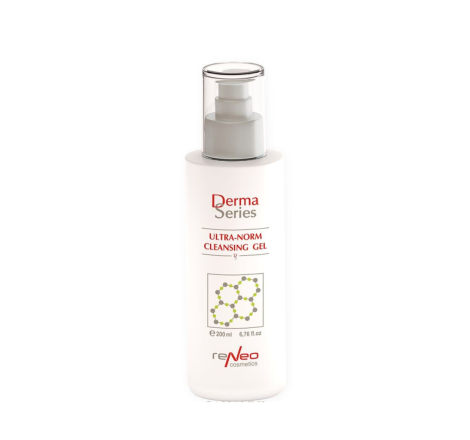Нормалізуючий гель для очищення обличчя Ultra-Norm Cleansing Gel Derma Series, 200 мл