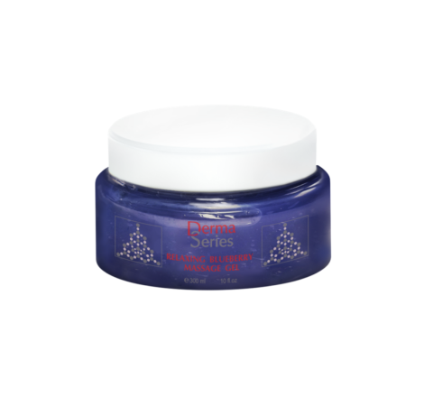 Релаксуючий масажний чорничний гель для тіла Relaxing Blueberry Massage Gel Derma Series, 300 мл
