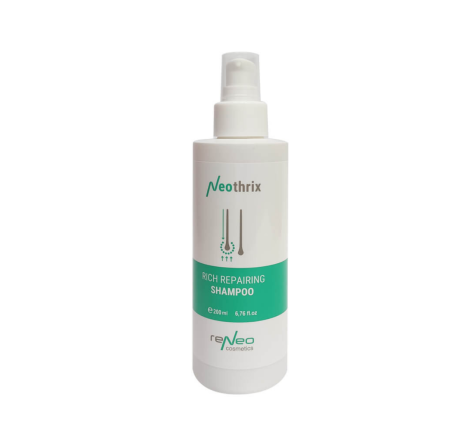 Комплексний відновлюючий шампунь Rich Repairing Shampoo Derma Series, 200 мл  