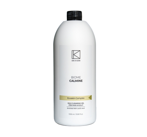 М'який очищуючий гель для чутливої шкіри обличчя Biome-Calmine Mild Cleansing Gel Dr.Kadir, 1000 мл