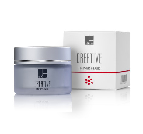 Срібна омолоджуюча маска 'Креатив' для всіх типів шкіри обличчя Creative Silver Mask Dr.Kadir, 5...