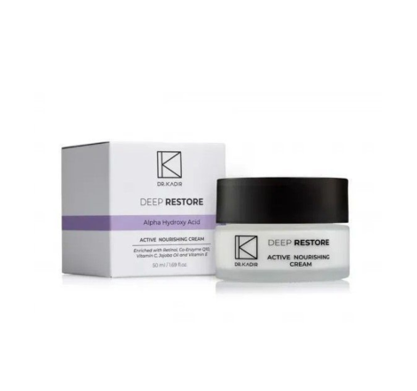 Нічний живильний крем для обличчя Deep Restore Active Nourishing Cream Dr.Kadir, 50 мл                            