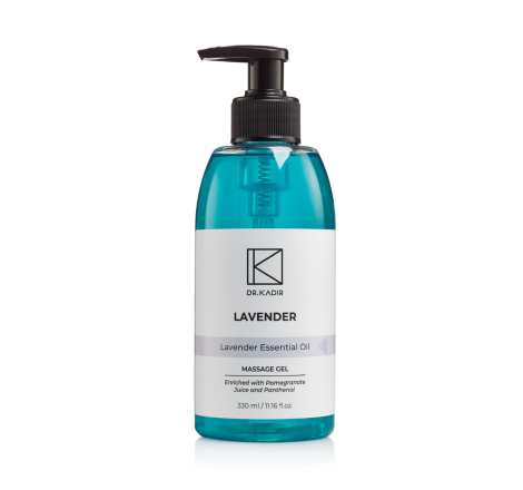 Масажний гель для обличчя і тіла з лавандою Lavender Massage Gel Dr.Kadir, 330 мл               ...
