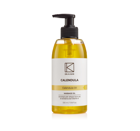 Масажне масло для обличчя і тіла 'Зародки пшениці-Календула' Calendula-Wheat Germ Massage Oil Dr...