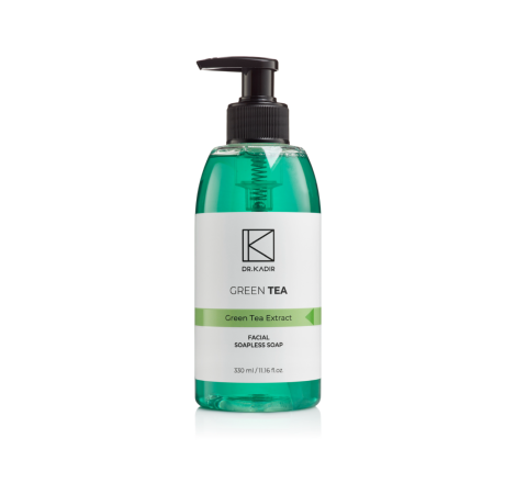Гель для очищення шкіри обличчя і шиї 'Зелений чай' Green Tea Soapless Soap Dr.Kadir, 330 мл    ...
