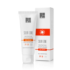 Сонцезахисний зволожуючий ВВ крем з тоном 'Соляр Зон SPF30+'  Solar Zone Moisturizing Protective ВВ Сream Dr.Kadir, 75 мл