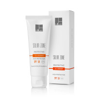 Захисний СС крем з тоном 'Соляр Зон Протект SPF50+' Solar Zone Protection CC Cream SPF 50+ Dr.Kadir, 75 мл