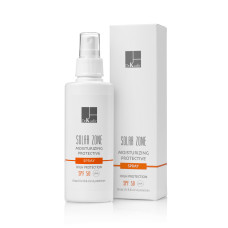 Сонцезахисний зволожуючий спрей 'Соляр Зон SPF50+ ' Solar Zone Moisturizing Protective Spray SPF 50+ Dr.Kadir, 125 мл