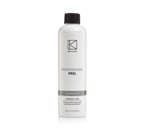 Професійний пілінг для обличчя Гідроксі+С гель Professional Peeling Hydroxy+C Gel Dr.Kadir, 200 ...
