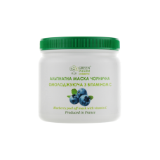 Альгінатна чорнична маска омолоджуюча з вітаміном С Blueberry Peel Off Mask With Vitamin C Green Pharm, 250 г