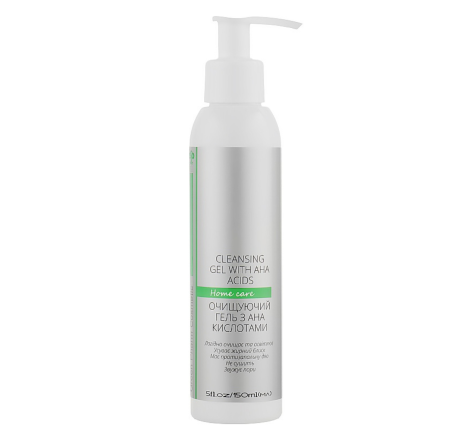 Очищуючий гель з АНА-кислотами Cleansing Gel With Aha Acids Green Pharm, 150 мл