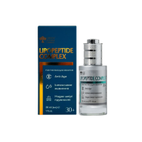 Сироватка для обличчя з пептидами в ліпосомах флакон  LipoPeptide Complex Green Pharm, 30 мл