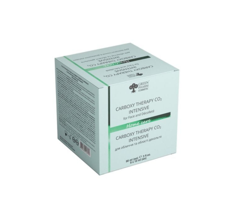 Карбоксітерапія для обличчя та зони декольте Home Care Carboxy Therapy CO2 Intensive Green Pharm...