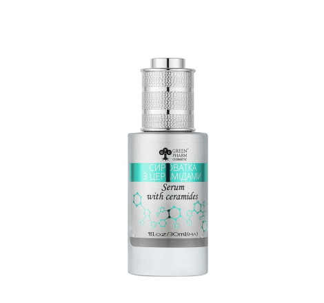 Сироватка для обличчя з церамідами Serum With Ceramides Green Pharm, 30 мл