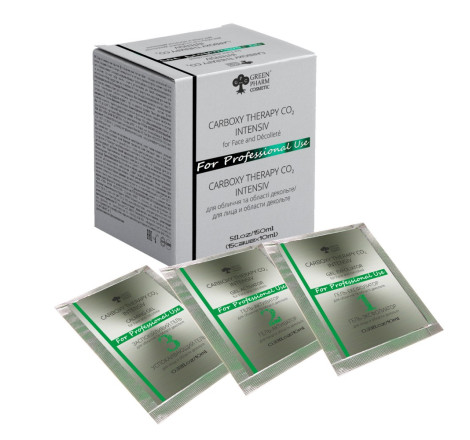 Карбоксітерапія для обличчя та області декольте Carboxy Therapy For Face And Decollete Green Pha...