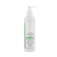 Очищающий гель с AHA кислотами Cosmetic Cleansing Gel With Aha Acids Green Pharm, 250 мл