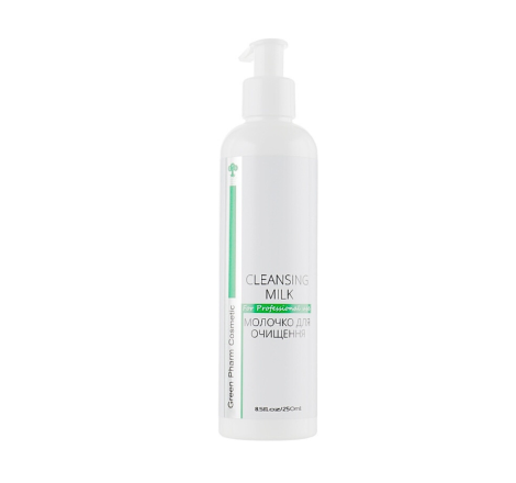 Молочко для очищення Cleansing Milk Green Pharm, 250 мл 