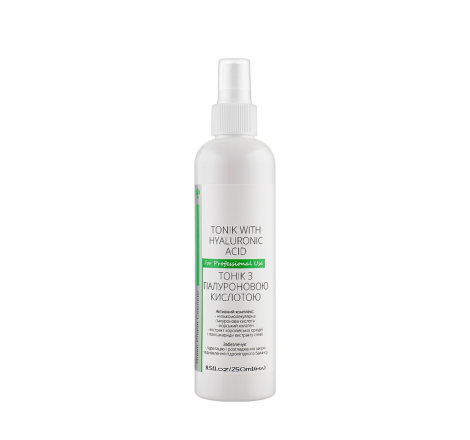 Тонік з гіалуроновою кислотою Tonic With Hyaluronic Acid Green Pharm, 250 мл