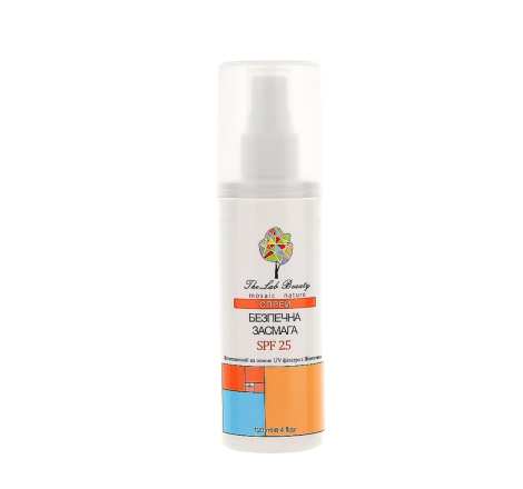 Спрей 'Безпечна засмага' SPF 25 Green Pharm, 120 мл