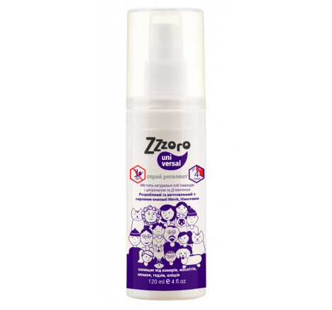 Репелентний спрей від комах 'Зорро Універсал' Zzzoro Universal Spray Green Pharm, 120 мл