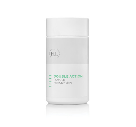 Захисна пудра для жирної шкіри обличчя Double Action Treatment Powder Holy Land, 45 мл