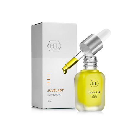 Масляний концентрат для сухої шкіри обличчя Juvelast Nutri Drops Holy Land, 15 мл