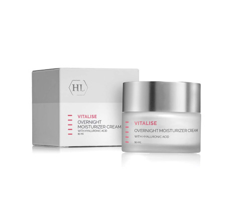 Нічний зволожуючий крем для обличчя Vitalise Overnight Moisturizer Cream Holy Land, 50 мл