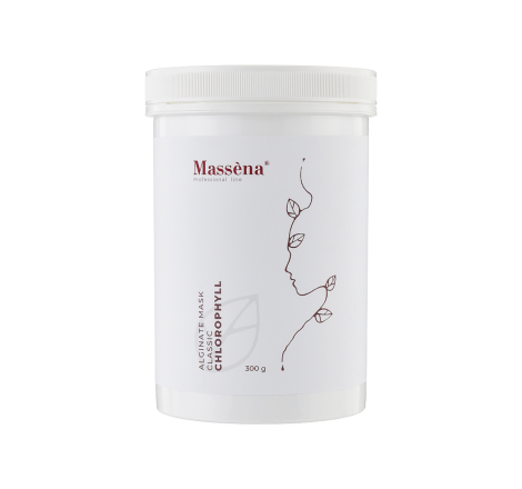 Хлорофілова альгінатна маска для обличчя Alginate Mask Classic Chlorophyll Massena, 300 г