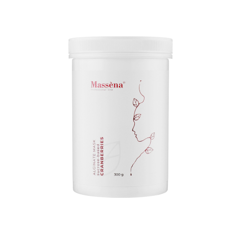 Альгінатна маска на основі сахарози з журавлиною Alginate Mask Cranberry Massena, 300 г