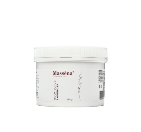 Скраб для тіла лаванда Body Scrub Lavender Massena, 250 г