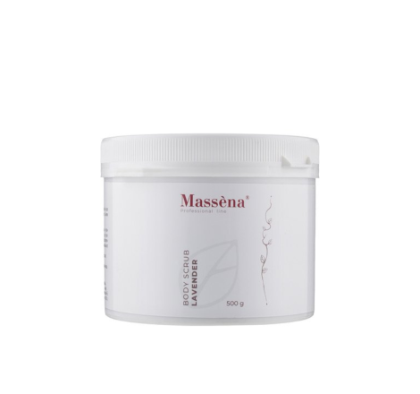 Скраб для тіла лаванда Body Scrub Lavender Massena, 500 г