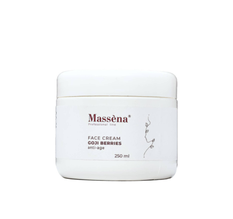 Крем для обличчя ягоди годжі Goji Berries Face Cream Massena, 250 мл