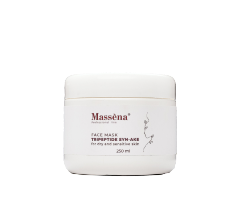 Маска для обличчя з трипептидом Face Mask Steam Tripeptide Syn-Ake Massena, 250 мл