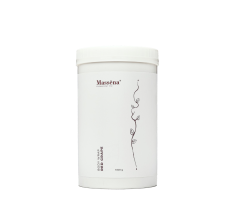 Обгортання порошкове для тіла 'Червоний виноград' Body Wrap Red Grape Massena, 1000 г