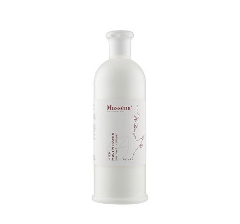 Мультивітамінне очищувальне молочко для обличчя Cleansing Milk Massena, 500 мл
