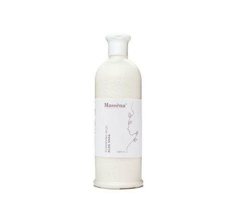 Молочко очищувальне алое вера для обличчя Cleansing Milk Massena, 500 мл