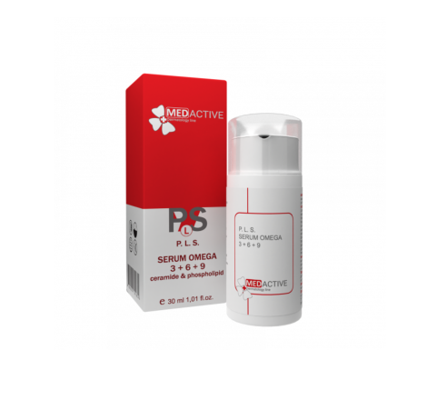 Відновлююча сироватка омега 3+6+9 P.L.S. Serum Omega 3+6+9 Ceramide & Phospholipid Med Active, 3...